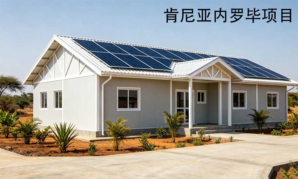 非洲商業(yè)建筑新寵：漢良睿婕輕鋼別墅搭配光伏儲(chǔ)能，省電又可靠(圖2)